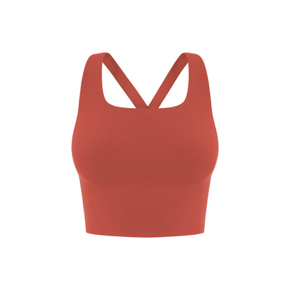 (預訂) Andar Air Cooling Square Neck Crop Top