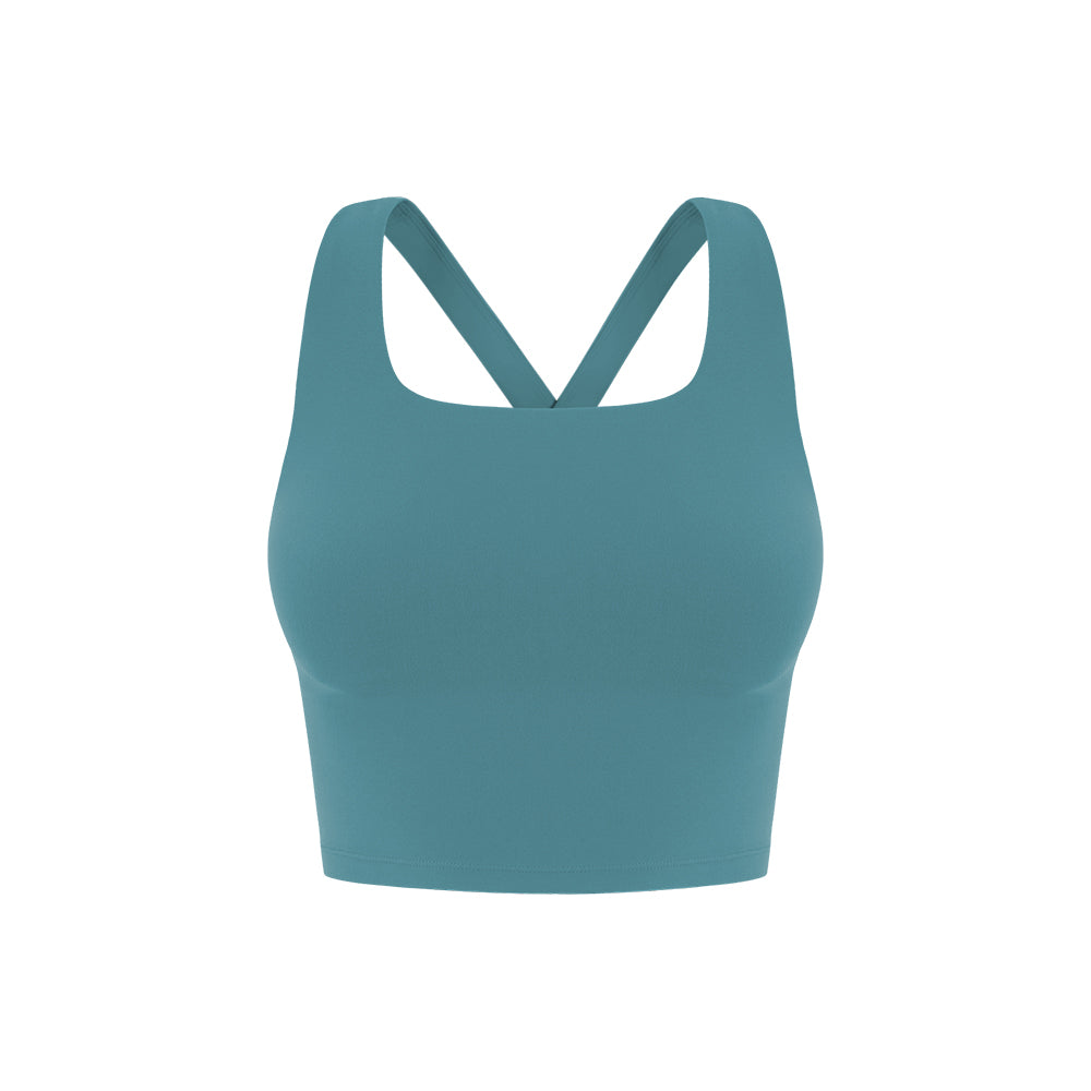 (預訂) Andar Air Cooling Square Neck Crop Top