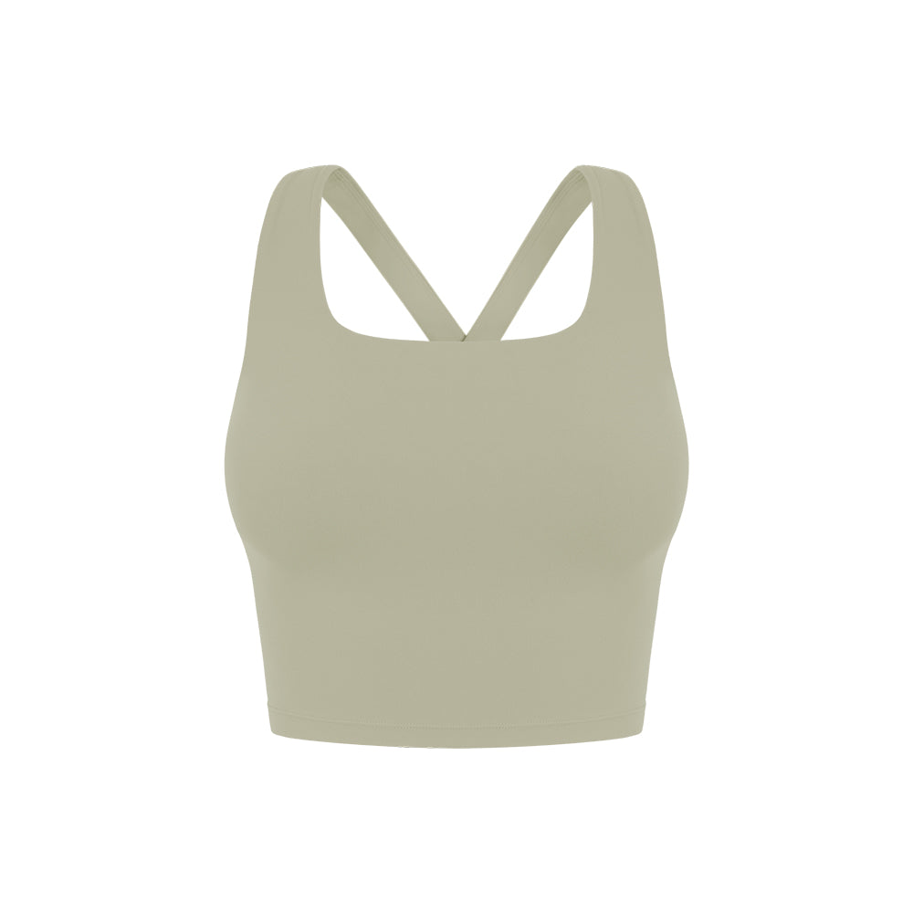 (預訂) Andar Air Cooling Square Neck Crop Top