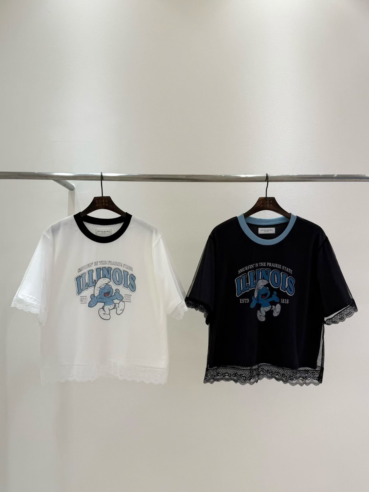 (預訂)東大門直送短袖藍精靈Tee
