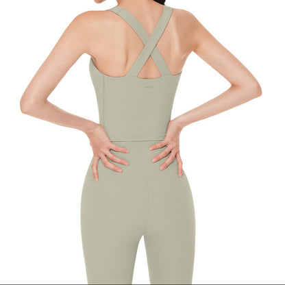 (預訂) Andar Air Cooling Square Neck Crop Top