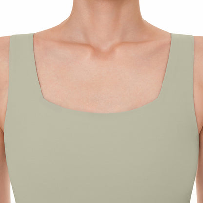 (預訂) Andar Air Cooling Square Neck Crop Top