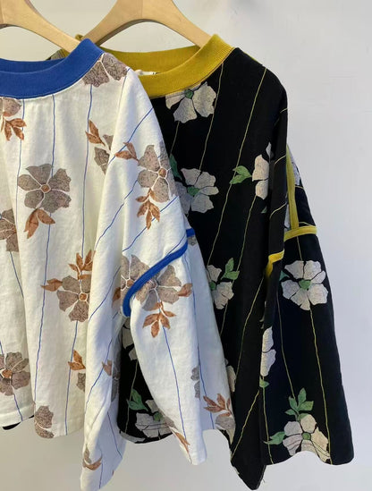 (預訂)東大門直送4N5中袖花花Tee