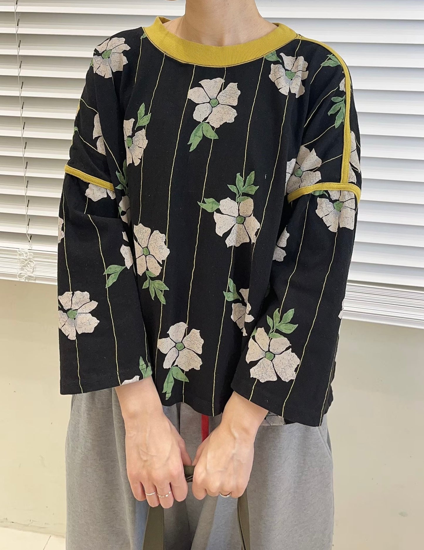 (預訂)東大門直送4N5中袖花花Tee