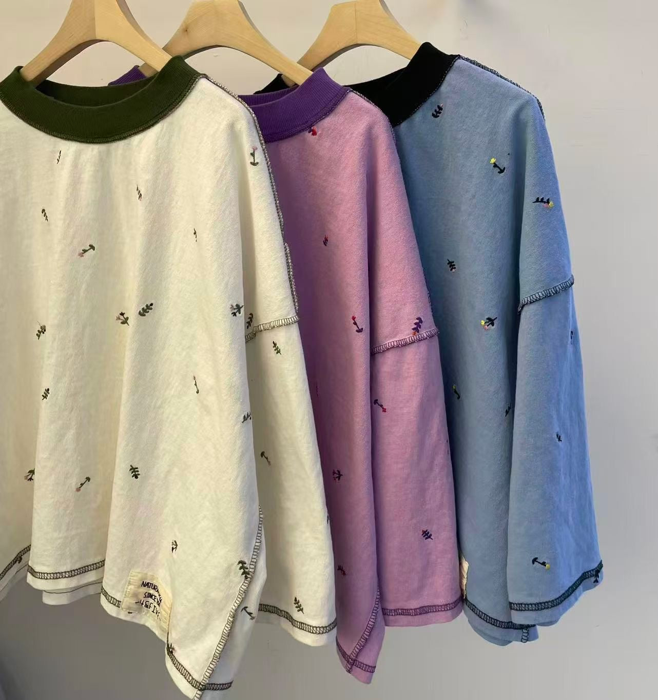 (預訂)東大門直送4N5中刺繡Tee